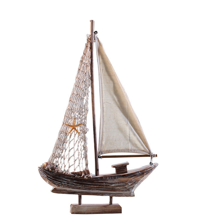 Antique Fishing Boat Model